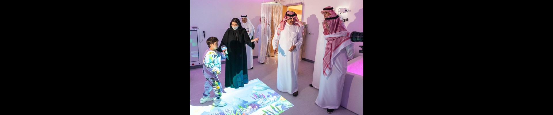 In presence of GACA President HRH Prince Sultan bin Salman launches the Sensory Room at King Khalid International Airport